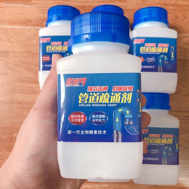 Dùng bột thông cống chuyên dụng