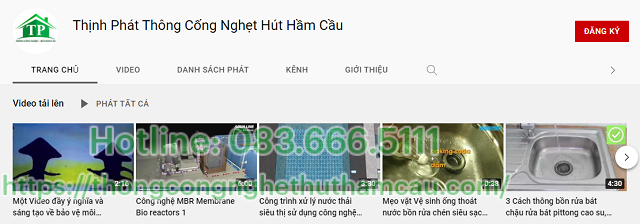 Thông cống nghẹt Thịnh Phát