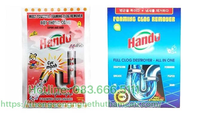 Bột thông cống Hando – Việt Nam