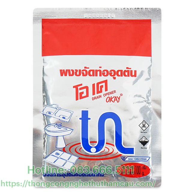 Bột thông cống OKAY – Thái Lan