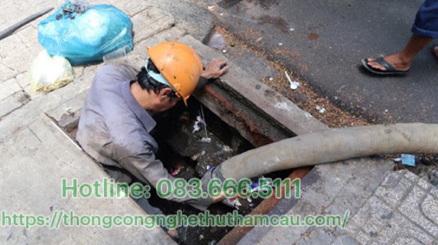 Dịch vụ thông tắc cống ngầm