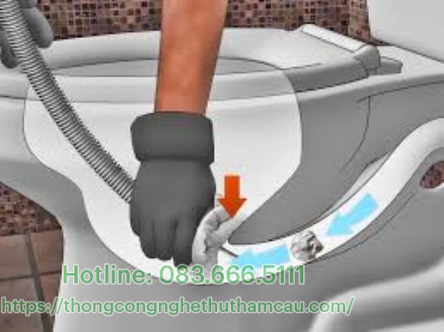 Thông tắc bồn cầu bằng giấy hút bụi đa năng