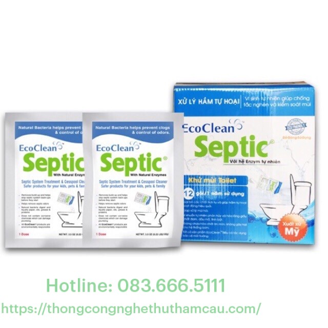 Thuốc làm tiêu hầm cầu EcoClean Septic