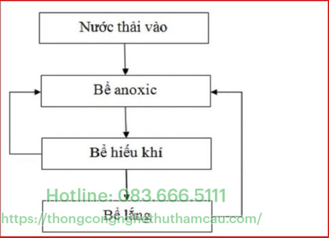 Đặt bể Anoxic trước Aerotank