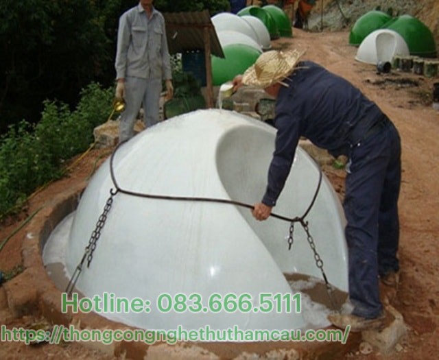 Công thức tính thể tích hầm biogas