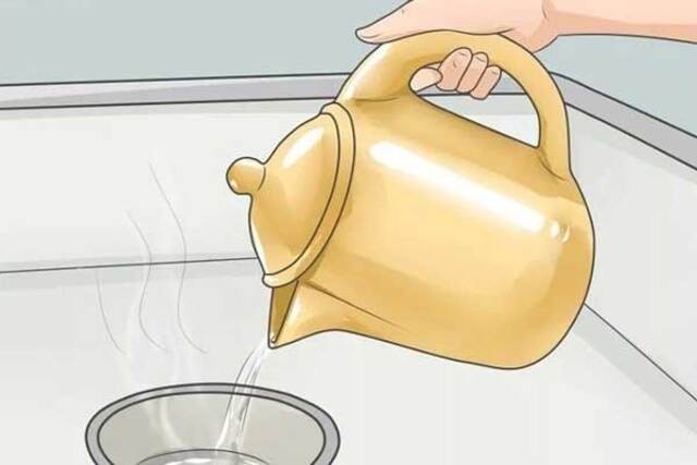 Thông tắc cống bằng nước sôi