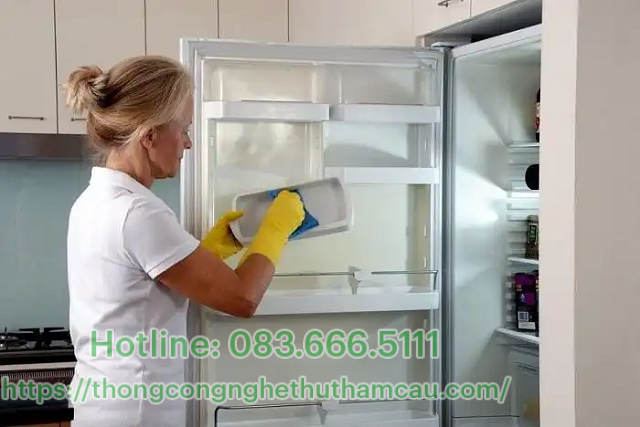 5 bước vệ sinh tủ lạnh 