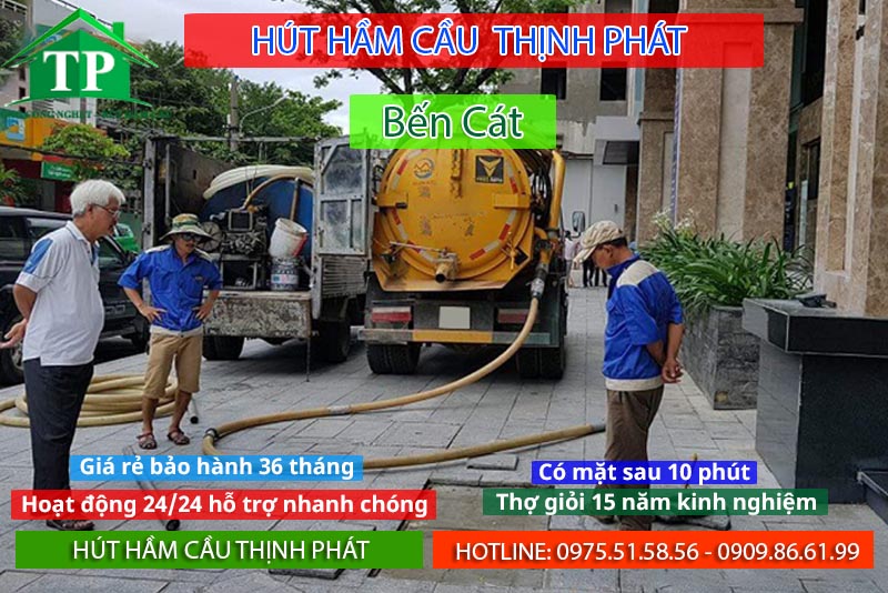 Hút hầm cầu Bến Cát