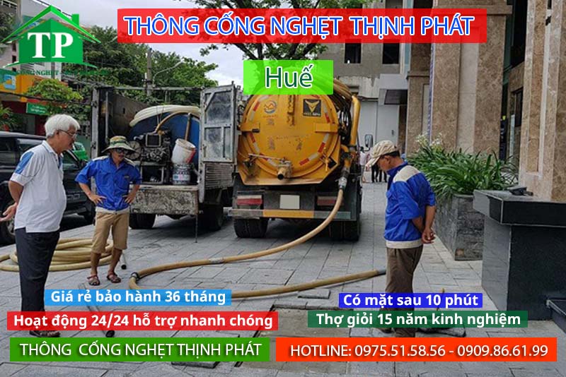 Thông cống nghẹt tại Huế