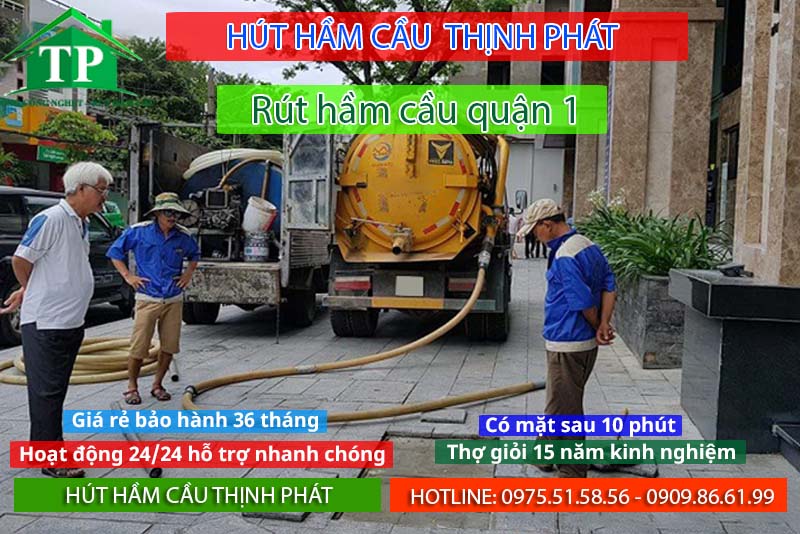 Rút hầm cầu quận 1