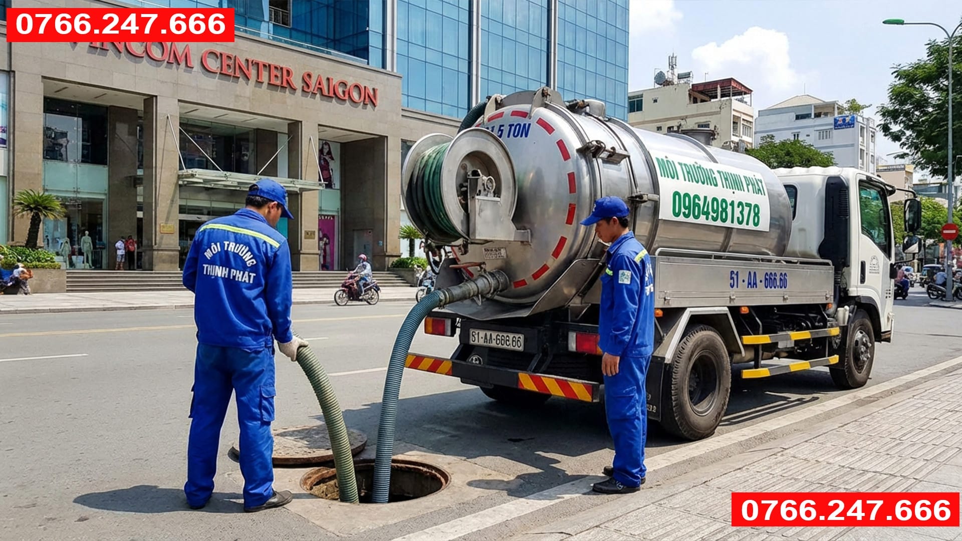 hút bể phốt kim anh